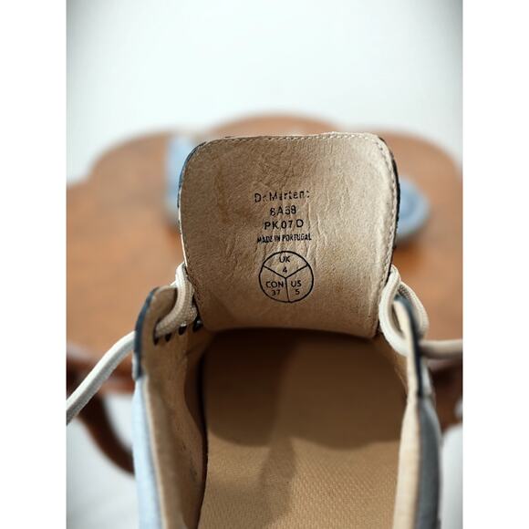 Dr. Martens  Portugal Blue Oxford Lace Up Loafer Men's US 5 Women's US 6  #0001 - Picture 6 of 8